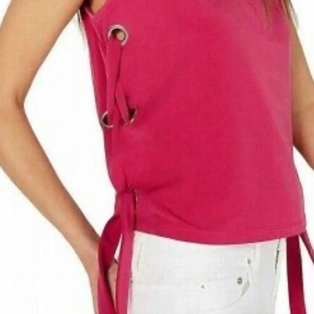 Michael Kors Magenta (Size Large) Grommet Lace Up Sides BRAND NEW